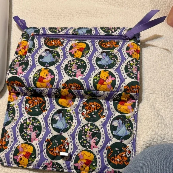 Vera Bradley Purple Winnie the Pooh & Friends Zip Wallet - Picture 3 of 4